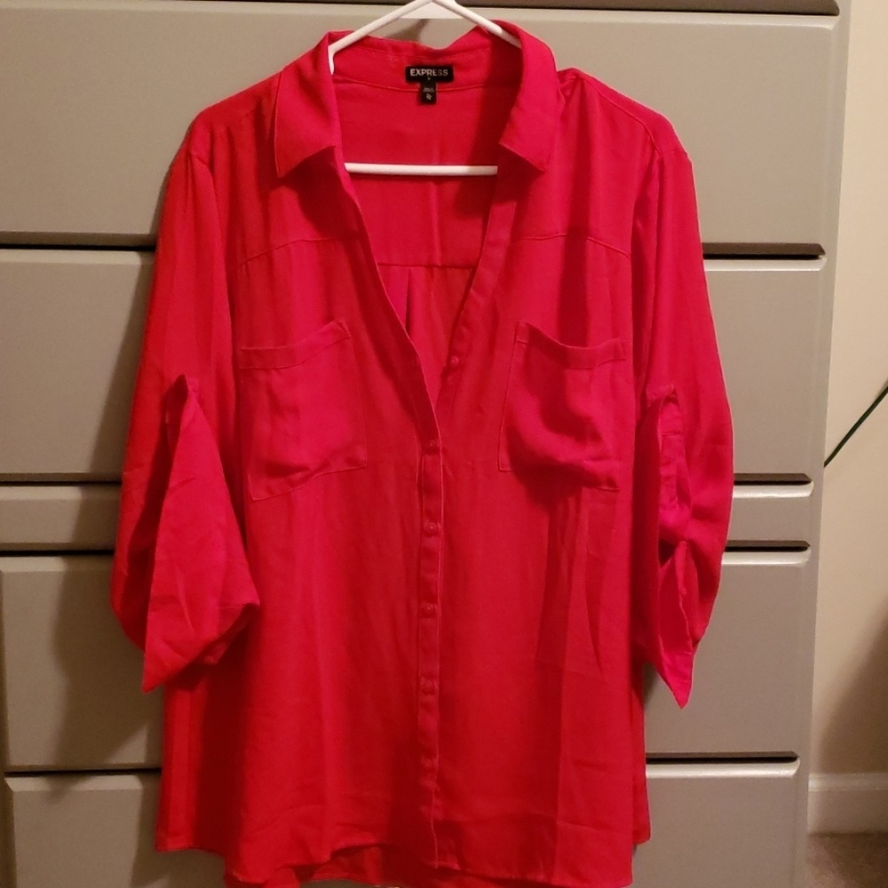 Express polyester blouse XL